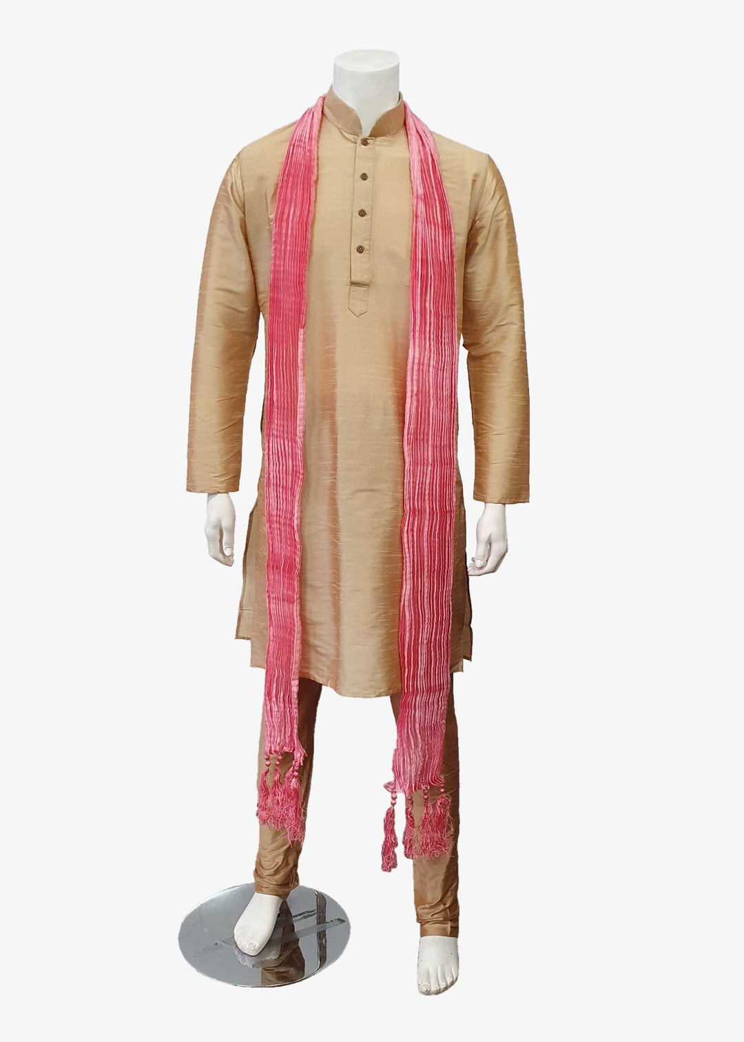 Mens Crushed Silk Scarf