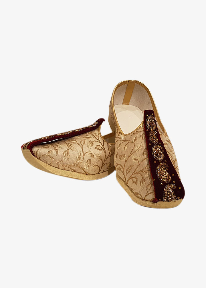 Gold Brocade Mens Mojdi