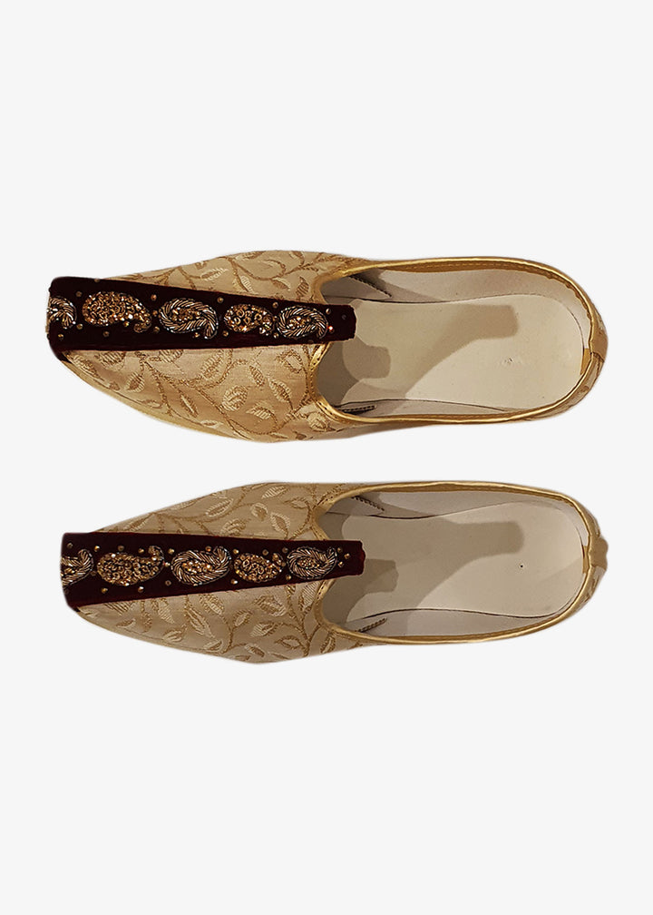 Gold Brocade Mens Mojdi